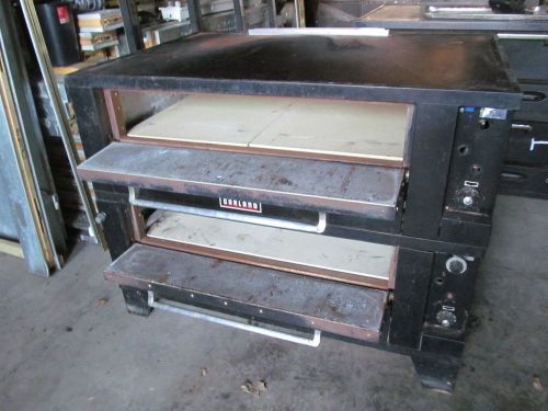 GARLAND PIZZA OVENS, SPACE SAVER, DOUBLE STACK, STONE DECK,  SELLS WITH WARRANTY