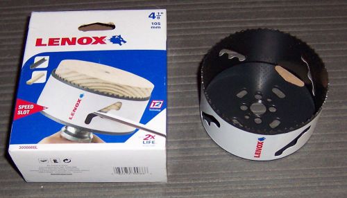 Lenox tools 3006666l 4-1/8&#034; bi-metal speed slot hole saw for sale