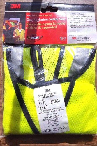 New 3M Day Night Safety Vest 94601 Scotchlite Reflective One Size