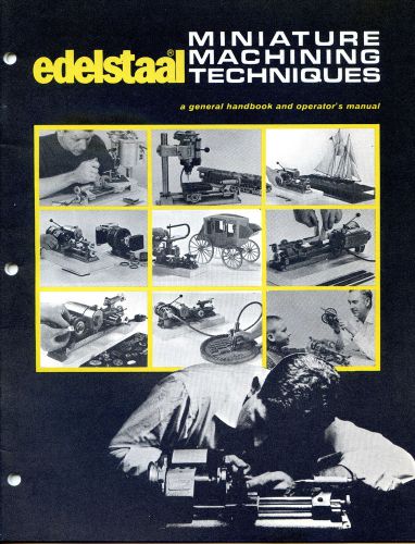 Unimat sl operators manual