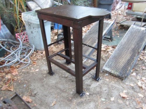 47&#034; tall bar industrial table machinist gunsmith 1&#034; plate steel 500.lb mill vice for sale
