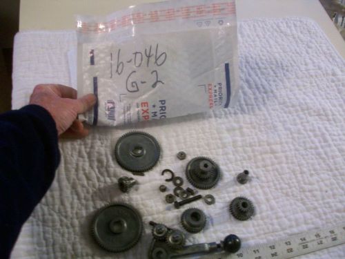 Assorted Gears &amp; Parts &amp; Handle From  Sears Craftsman 6&#034; Metal Lathe #109-20630