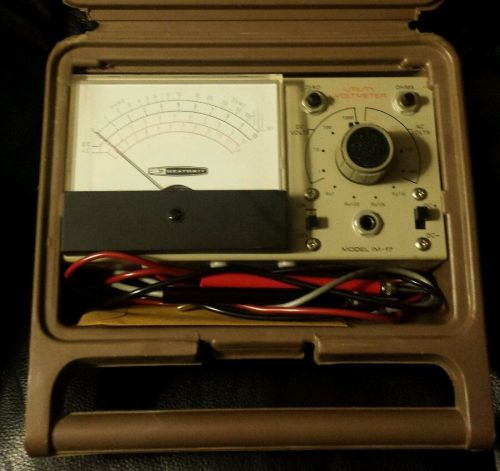 Vintage Heathkit Utility Solid-State Voltmeter Model IM-17