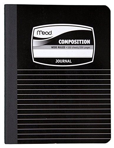 Mead composition book, special ruled, 9-3/4 x 7-1/2 inches, black marble 2 for sale