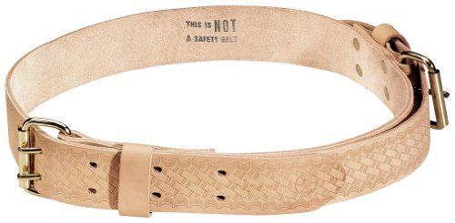 Klein Tools 5420S Ironworkers Heavy-Duty Leather Tie-Wire Belt  Small