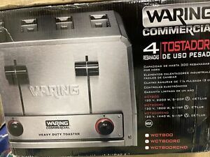 Waring WCT850  Commercial Bread &amp;Bagel Combination Toaster 208 Volts WCT850B