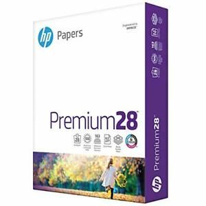 HP Printer Paper 8.5x11 Premium 28 lb 1 Ream 500 Sheets 100 Bright Made in US...