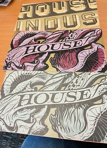 House Industries Font Catalog No. 59, 2 Newsprint Editions + Original-Set Of 3!