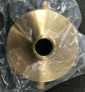 2-1/2&#034; Female NST x 3/4&#034; Male GHT GARDEN HOSE, HYDRANT BRASS ADAPTER