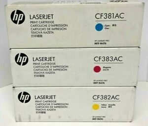 Bundle of 3 HP LaserJet Print Cartridge  NEW / SEALED Cyan / Magenta / Yellow
