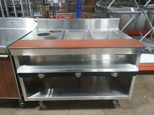 Delfield V14148-32 Commercial Electric Individual Sealed 3 Well Steam Table