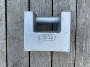 Grip Handle Calibration Weight 25 KG Cast Iron Refurbished 55 Lb