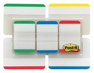 Post-it Lined Tabs Value Pack, Assorted Sizes and Primary Colors, Pack of 114