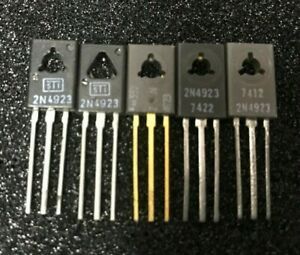 MISC. 2N4923 GP BJT NPN 80V 1A 3-Pin TO-126 (5PCS)