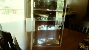 12x19x6 lucite display case  Locking Security