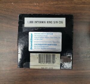 Brown And Sharpe Intermik Ring (1.&#034;)