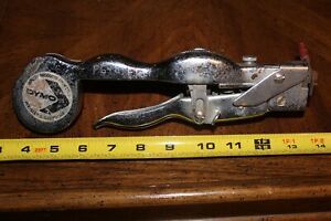 Vintage Dymo-Mite TAPEWRITER Chrome Finish Label Maker Hand Held Embossing Tool