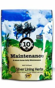 SILVER LINING HERBS #10 Maintenance Whole Healthy Horse Equine 1 Pound