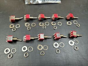 10 Pc Mini Toggle Switch