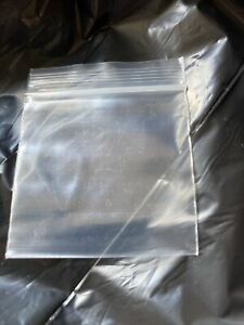 100 Pack 2&#034; x 2&#034; Reclosable Clear Plastic Zipper Bags 4 Mil Heavy Duty