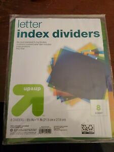 Target Letter Index Dividers