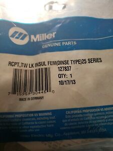 Miller 127837 Rcpt Tw Lk Insul Fem Dinse Type25 Series