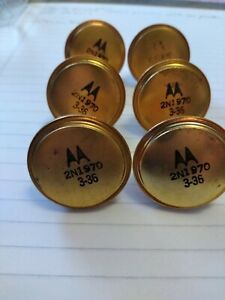 Motorola 2N1970 Transistors - vintage