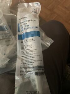 NEW McKesson Piston Irrigation Syringe Flat Top with Catheter Tip 60cc Lot of 26