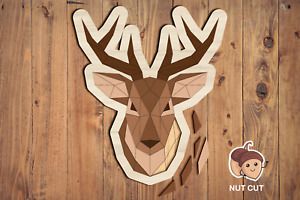 Deer Puzzle SVG Laser cut files for Glowforge, Cricut, Multi-layer