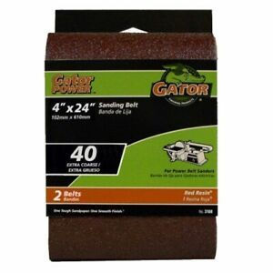 ALI INDUSTRIES 3188 40 Grit Sand Belt, 4-Inch x 24-Inch