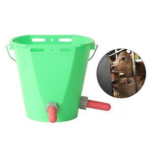 Lamb Milk Bucket Milk Feeding Bucket for Cattle Pig Livestock dual nipple