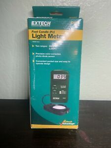 EXTECH 401027 FOOT CANDLE DIGITAL LIGHT METER 200FC 2,000FC FOR BASIC LIGHTING