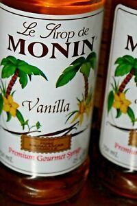 LOT of 3 Monin - Vanilla Syrup or Toasted Marshmellow Syrup
