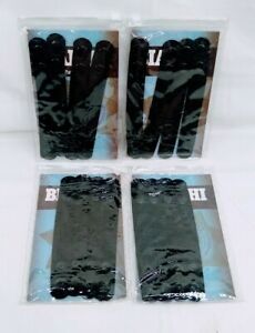 Lot Of 4 Bianchi Patroltek 8006 Black Belt Keeper 2 Snap 4-Pack Each