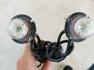 1 Pair of Whelen Dual Color Vertex LED Hidaways B/W