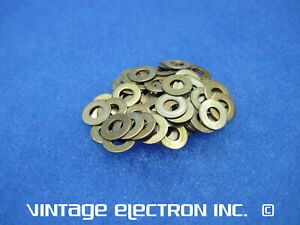 (60) Flat Washers: #6 (3/8&#034; OD x 11/64&#034; ID); Yellow Zinc/Cad Plated Steel