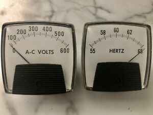 Vintage AC volts and hurts gaugees