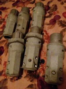 6 used  CROUSE HINDS APJ3375 INLET PLUG M3