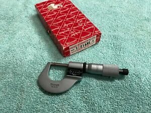 Starrett 216RL-1 Digital Outside Micrometer, 0-1&#034; Range, Ratchet Stop, Lock Nut