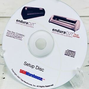 Vinyl Express EnduraCut Plotter Setup Disc PC CD-ROM Software From Signwarehouse