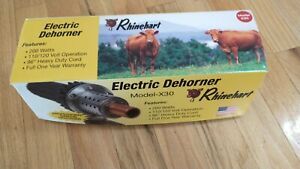 Rhinehart Electric Cauterizing Iron Dehorner X30 3/8&#034; Tip Debud Pygmy Goats