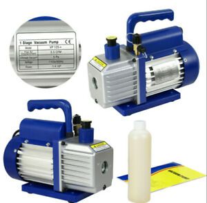 Vacuum Pump @3,5 CFM 1/4HP HVAC R134a Air Refrigerant Conditioning