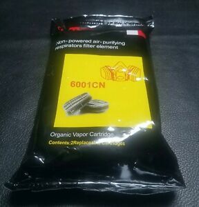 Brand New Niosh 6001cn organic vapor cartridge (F)