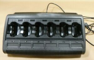 MOTOROLA IMPRES WPLN4121BR V3.00 MULTI-UNIT 6 BANK CHARGER W/ POWER CABLE