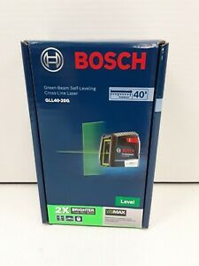 Bosch (GLL40-20G) 40ft. Green-Beam Self-Leveling Cross-Line Laser