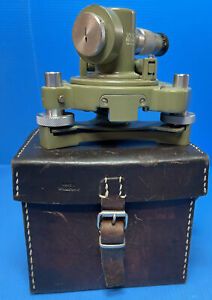 Wild Heerbrugg ZBL 16 Vertical Transit With Beautiful Leather Case RARE!