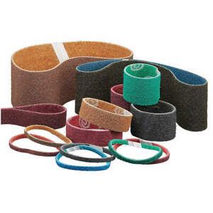 NORTON 66261001972 Sanding Belt,1in.Wx30in.L,AO,360G,PK12