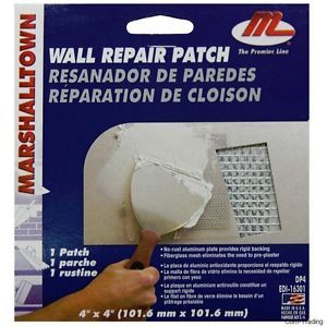 Marshalltown 4&#034; Drywall Repair Patch Self Adhesive Aluminum Mesh Wall Hole 16301