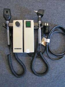 Lot of 2 - Welch Allyn Diagnostic sets with 2 Otoscope and 2 Opthalmoscope heads