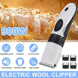 900W 12V Electric Clipper Goat Sheep Wool Shears Scissors Cutte Shearing Tool O